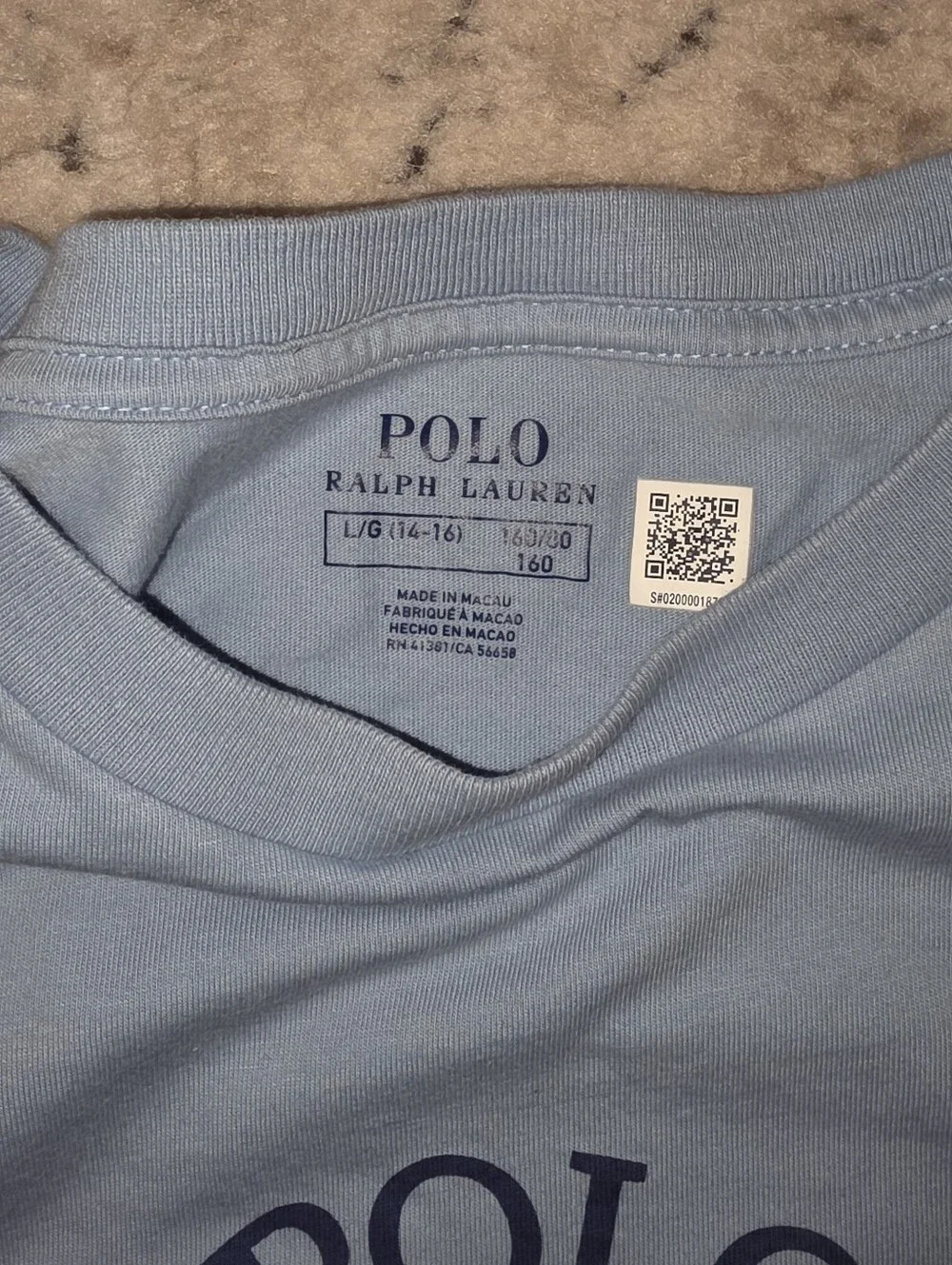 Polo by Ralph Lauren Men's Light Blue Logo Short Set
